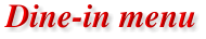Dine-in menu